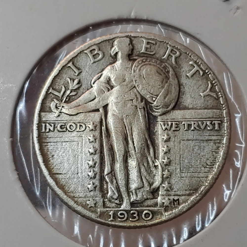 1930 Standing Liberty Quarter - Silver Coin